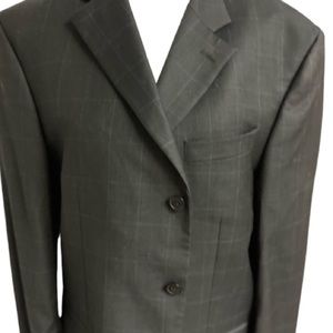 Oscar De La Renta Profile Men’s Blazer With Pockets Size R 44 /W 36 EUC